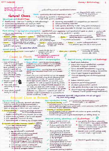 OCR A Level Biology Cloning & Biotechnology Revision Poster | Teaching ...