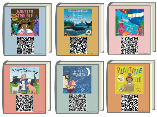 QR Code/Digital Library - 200+ Picture Books to listen and enjoy ...