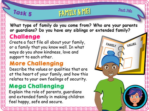 Families - love and stability | Teaching Resources