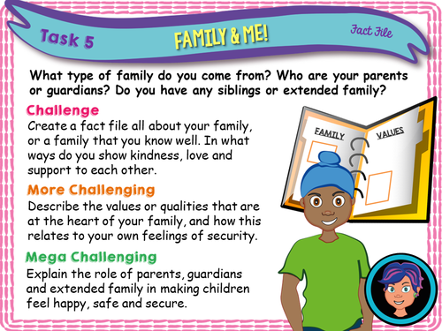 Families - love and stability | Teaching Resources
