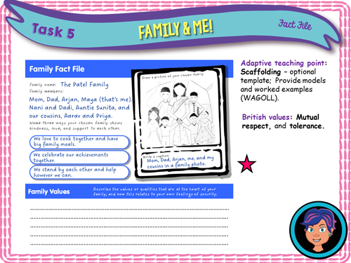 Families - love and stability | Teaching Resources