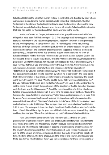 salvation story essay