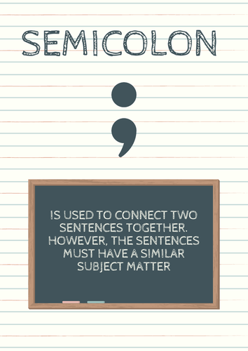 8 X SPAG Punctuation Classroom Posters Primary / Secondary/ GCSE ...