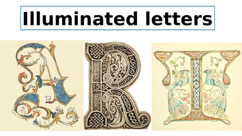Illuminated letters - Book of Kells | Teaching Resources