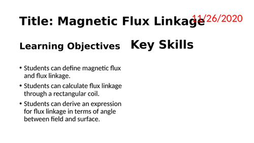 Magnetic Linkage | Teaching