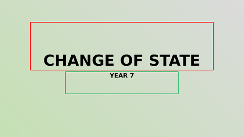 Changes of States KS3 Year 7 | Teaching Resources
