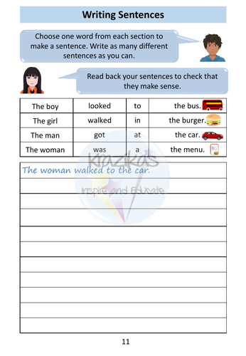 English Functional Skills Entry Level 1 Writing Workbook | Teaching ...