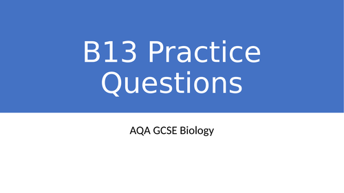AQA GCSE Biology (9-1) B13 Reproduction - Revision Resources | Teaching ...