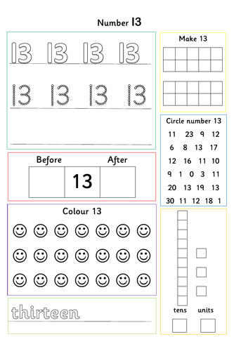 all about numbers 11 20 teaching resources