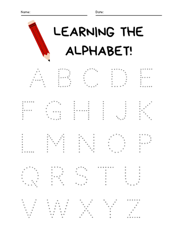 Learn The Alphabet | Teaching Resources