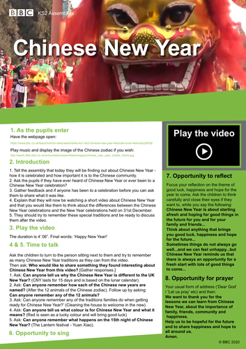 School Radio - Assemblies KS2 - Chinese New Year