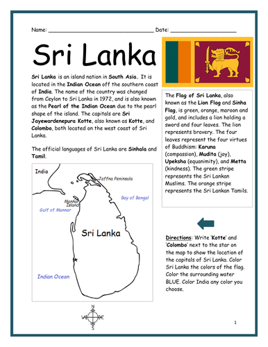 sri-lanka-introductory-geography-worksheet-teaching-resources