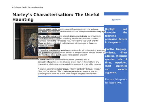 A Christmas Carol - Full scheme of work - 10 PowerPoint lessons plus ...