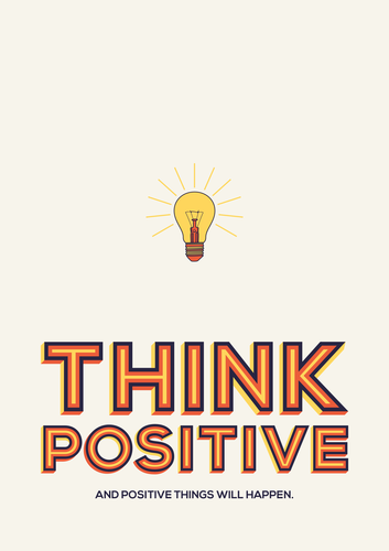 5 Positive Thinking posters for schools Motivational signs - instant ...