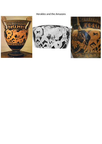 OCR Classical Civilisation A level Greek Art pottery profiles (H408/24