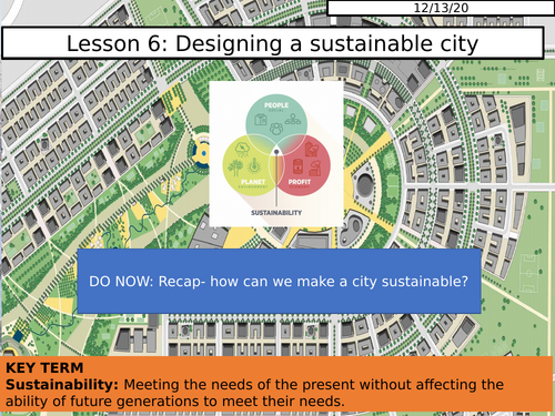 Sustainable City Design Teaching Resources