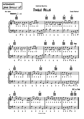 JINGLE BELLS [EASY PIANO ARRANGEMENTS]