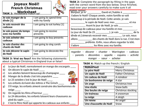 french-christmas-worksheet-teaching-resources