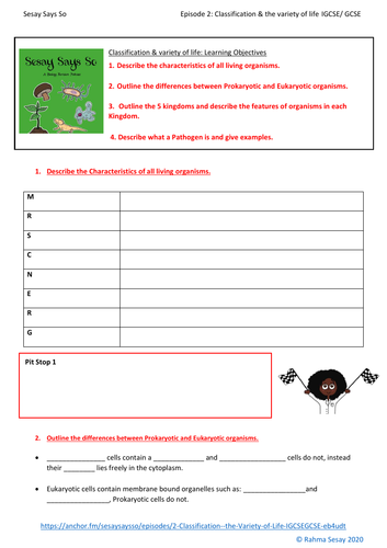 classification-variety-of-life-igcse-gcse-worksheet-teaching