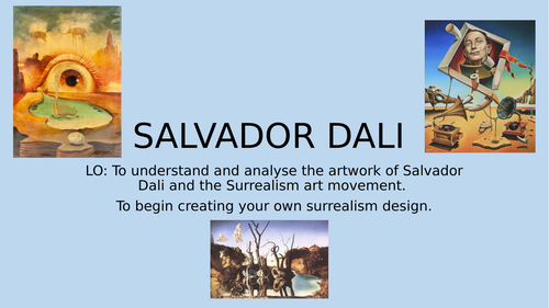 Salvador Dali Lesson | Teaching Resources