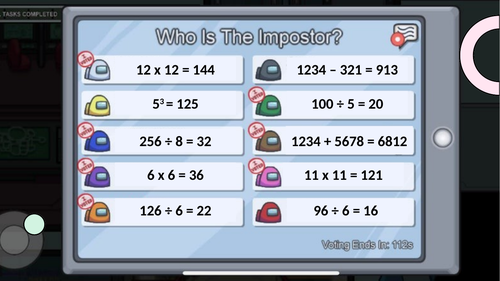 Among Us - Maths Template | Teaching Resources