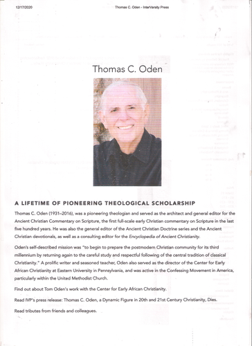 Thomas C. Oden - Wikipedia