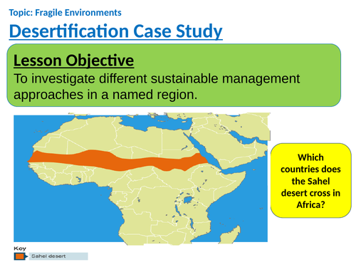 desertification geography case studies