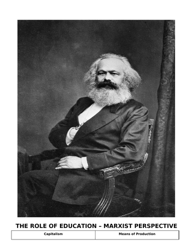 AQA A level Sociology - Marxism and Education - UPDATED 2022