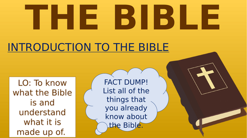 The Bible - Introduction to the Bible!