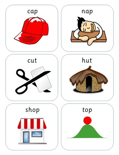 Reception/Year 1/Year 2 Rhyming flashcards - RWI set 1 and 2 sounds ...