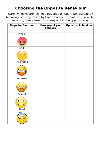 Emotional Resilience Worksheets Teaching Resources