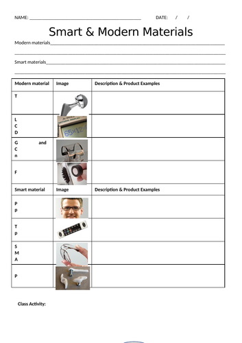 homework 4 smart materials answers