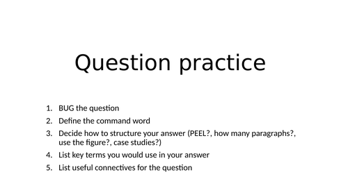 68 AQA GCSE Exam questions for practice | Teaching Resources