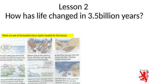 Earth Story lessons 1 and 2 The Big Bang Theory and Evolution lessons ...