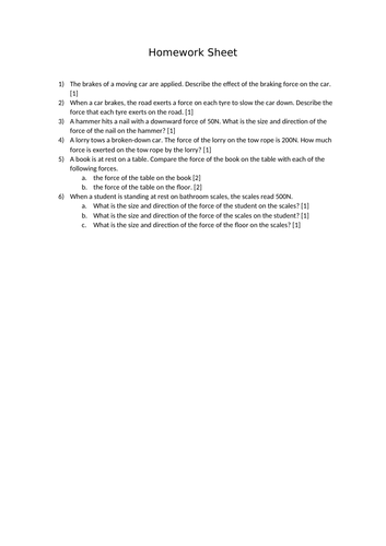 AQA GCSE Physics (9-1) - P8.2 Forces between objects  FULL LESSON