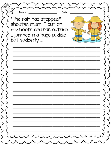 ks1ks2 literacy creative writing story starter worksheets teaching