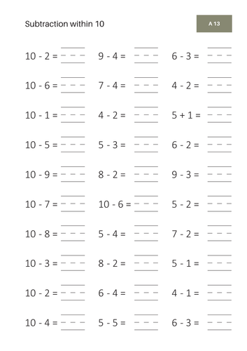 Mathematics Calculations Workbook Year1 / Year 2 | Teaching Resources