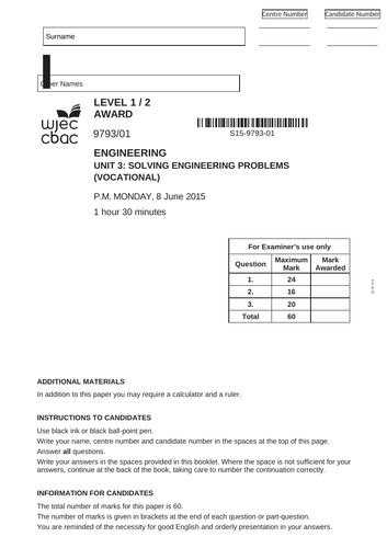 KS4 Engineering Exam revision Worksheets and concise SoW | Teaching ...