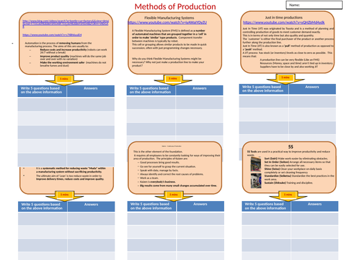 KS4 Engineering Exam revision Worksheets and concise SoW | Teaching ...