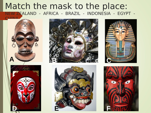 Art Home/ Online Learning African Masks | Teaching Resources