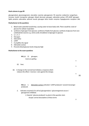 16.3 Hormones & Regulation of Blood Glucose