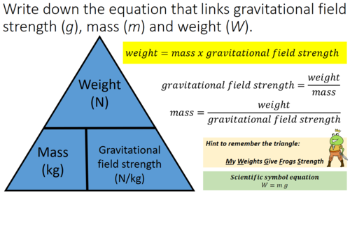 Aqa Trilogy Physics Equations Paper 2 Triangles Rearrangements Memory Aids Teaching Resources