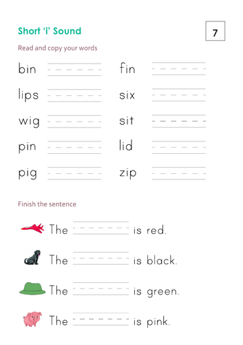 CVC Decode, Read and Write Worksheets | Teaching Resources