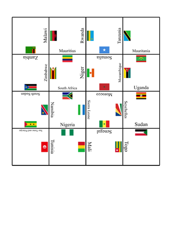 Flag Selection: Africa 2 Quiz - By jyrops