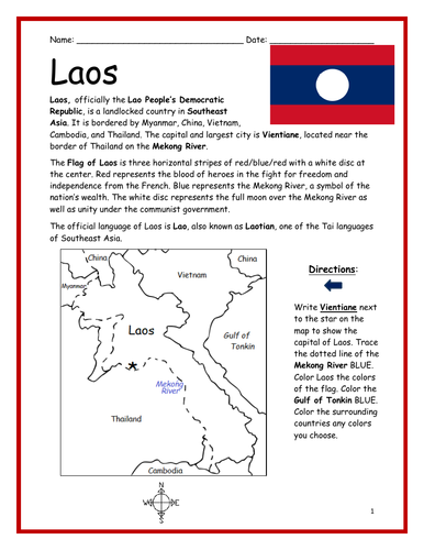 laos case study a level geography