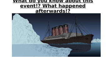 Titanic research project | Teaching Resources