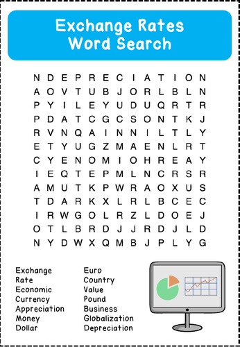 Exchange Rates - Word Search