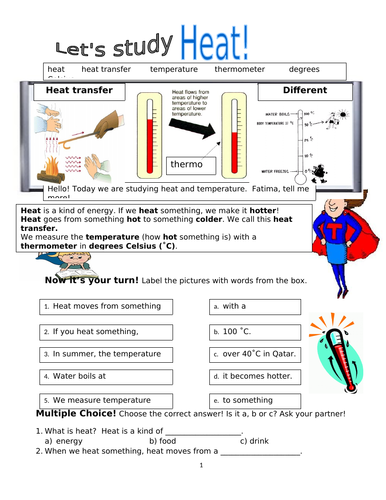 Physical Processes! Changing States, Heat and Heat Transfer