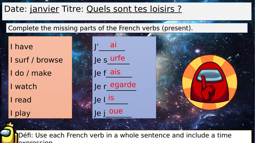 Dynamo 2 Module 3 Quels sont tes loisirs ? Unit 3