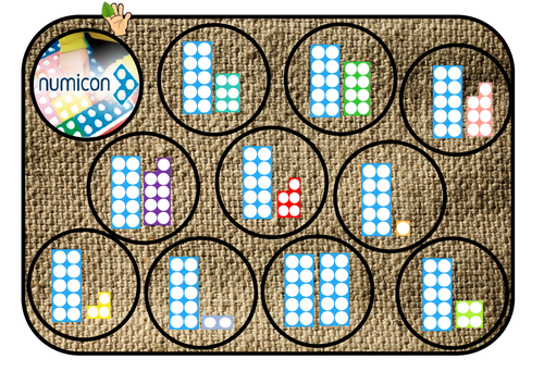 matching 11-20 numicon with numbers